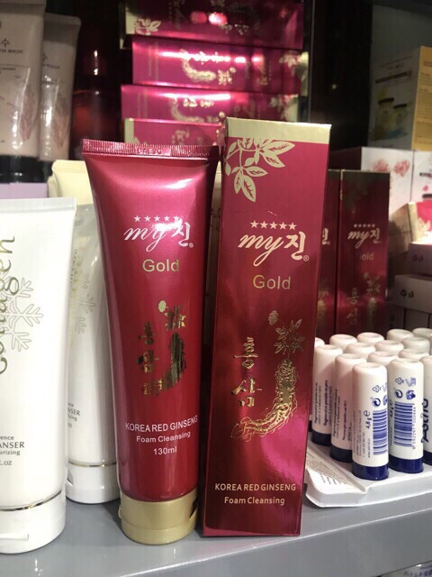 SỮA RỬA MẶT NHÂN SÂM ĐỎ MY GOLD - TEPLIS Cosmetics