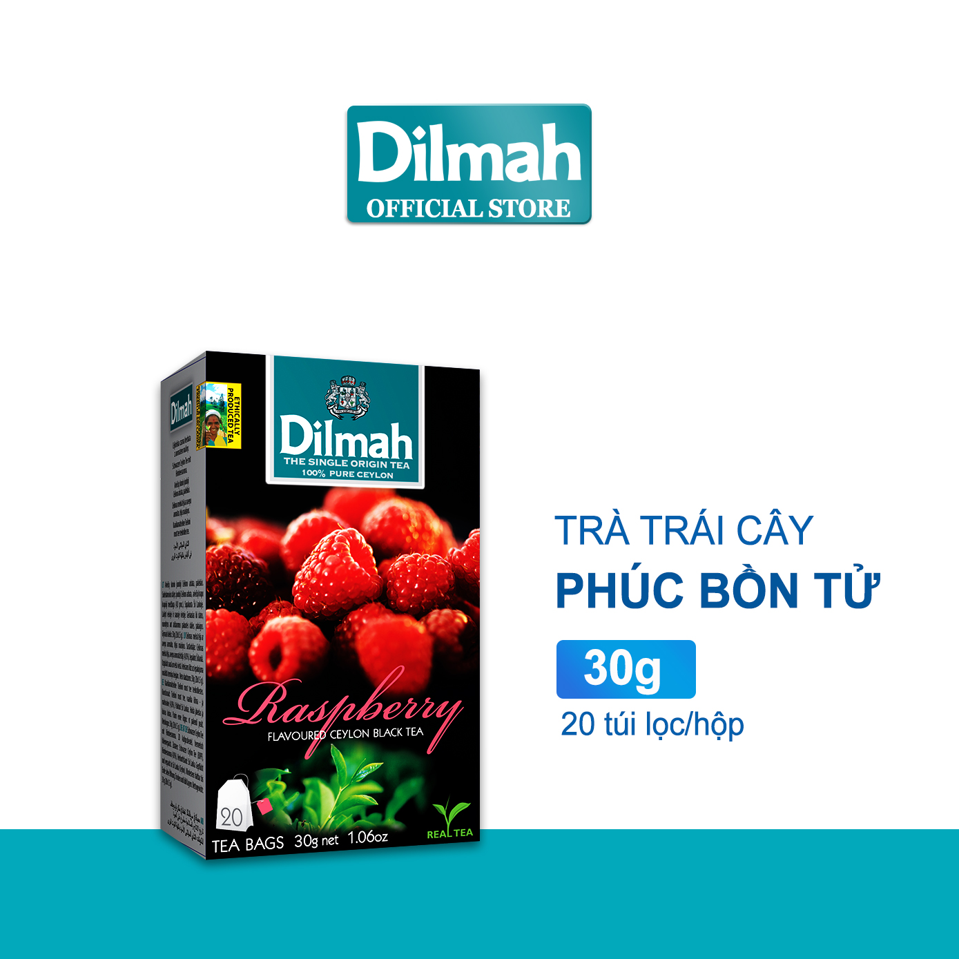 Trà Dilmah Hương Phúc Bồn Tử 30g