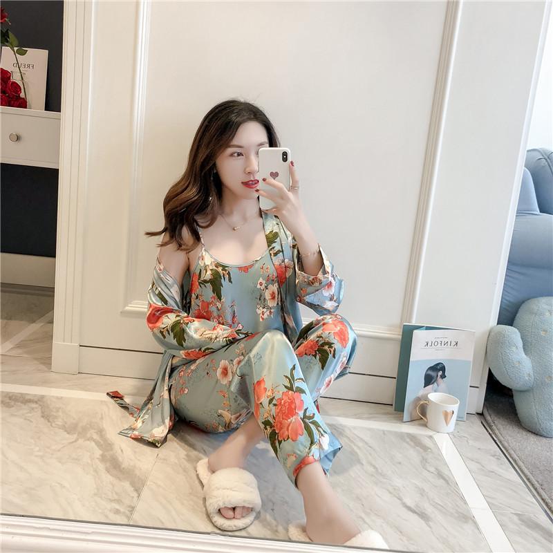 Set ngủ lụa 3 món sang chảnh