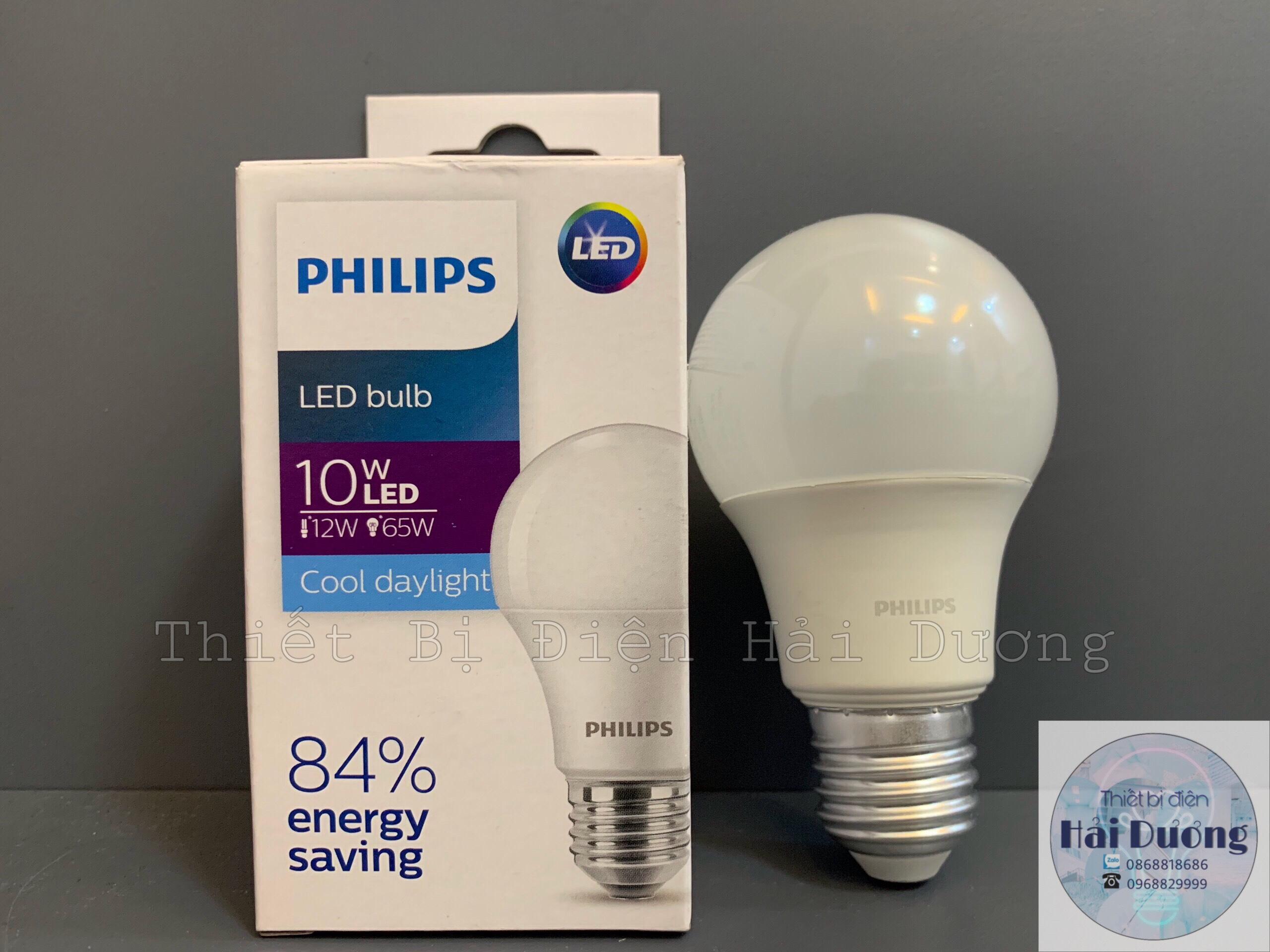 Bóng đèn LED Bulb 10w E27 Philips HV 1PF/20 GMGC  (Trắng/Vàng)