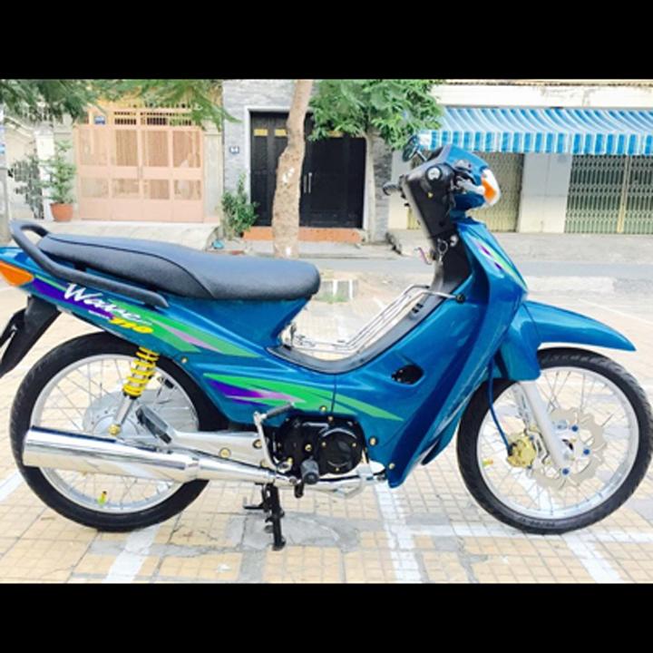 Cặp ốc bịt chân gương cho xe máy Wave đời đầu (Màu đỏ)