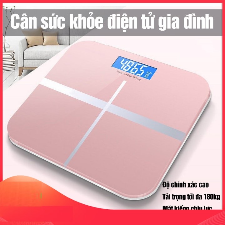 Cân điện tử 180kg iphone sang chảnh ( sạc điện - dùng pin)-( giao màu ngẩu nhiên )