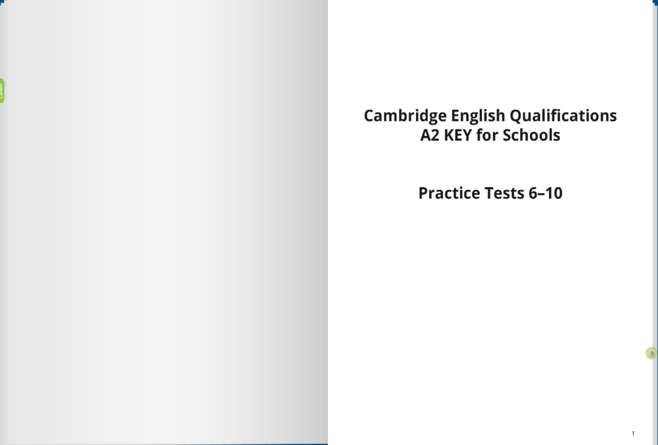 [E-BOOK] Practice Tests 6-10 Key For Schools A2 Sách mềm sách học sinh