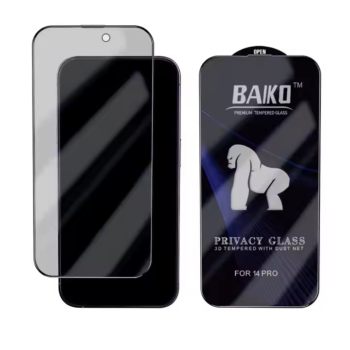 Kính cường lực Chống Nhìn Trộm BAIKO full màn hình cho các dòng iPhone từ 7 đến 16 Pro Max - Phụ Kiện 1986