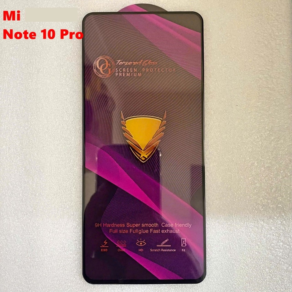 Dán Cường Lực Full Màn Hình OG Xiaomi Note 10 Pro