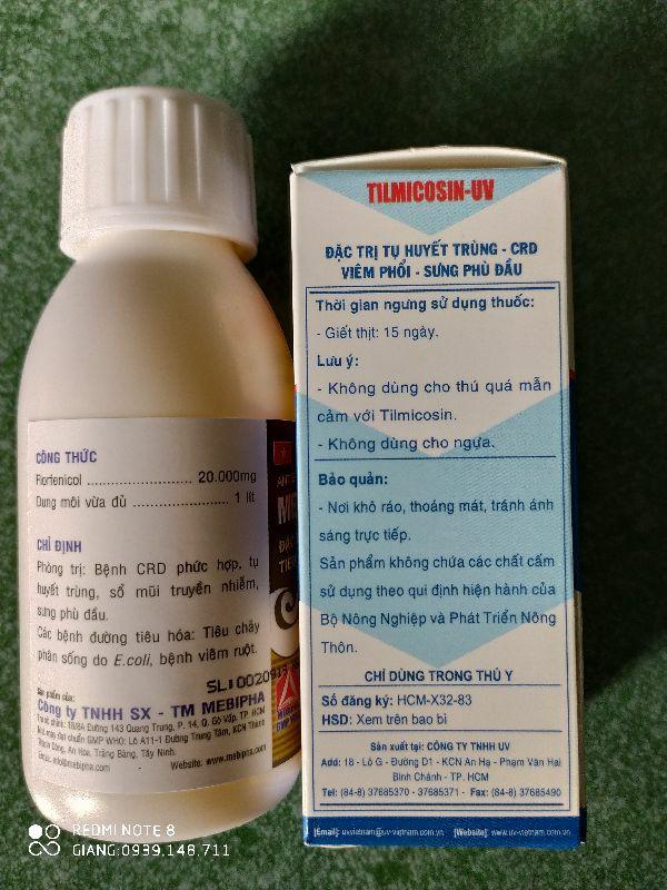 COMBO MEBI FLOR 20 -100ML VÀ TILMICOSIN -50ML