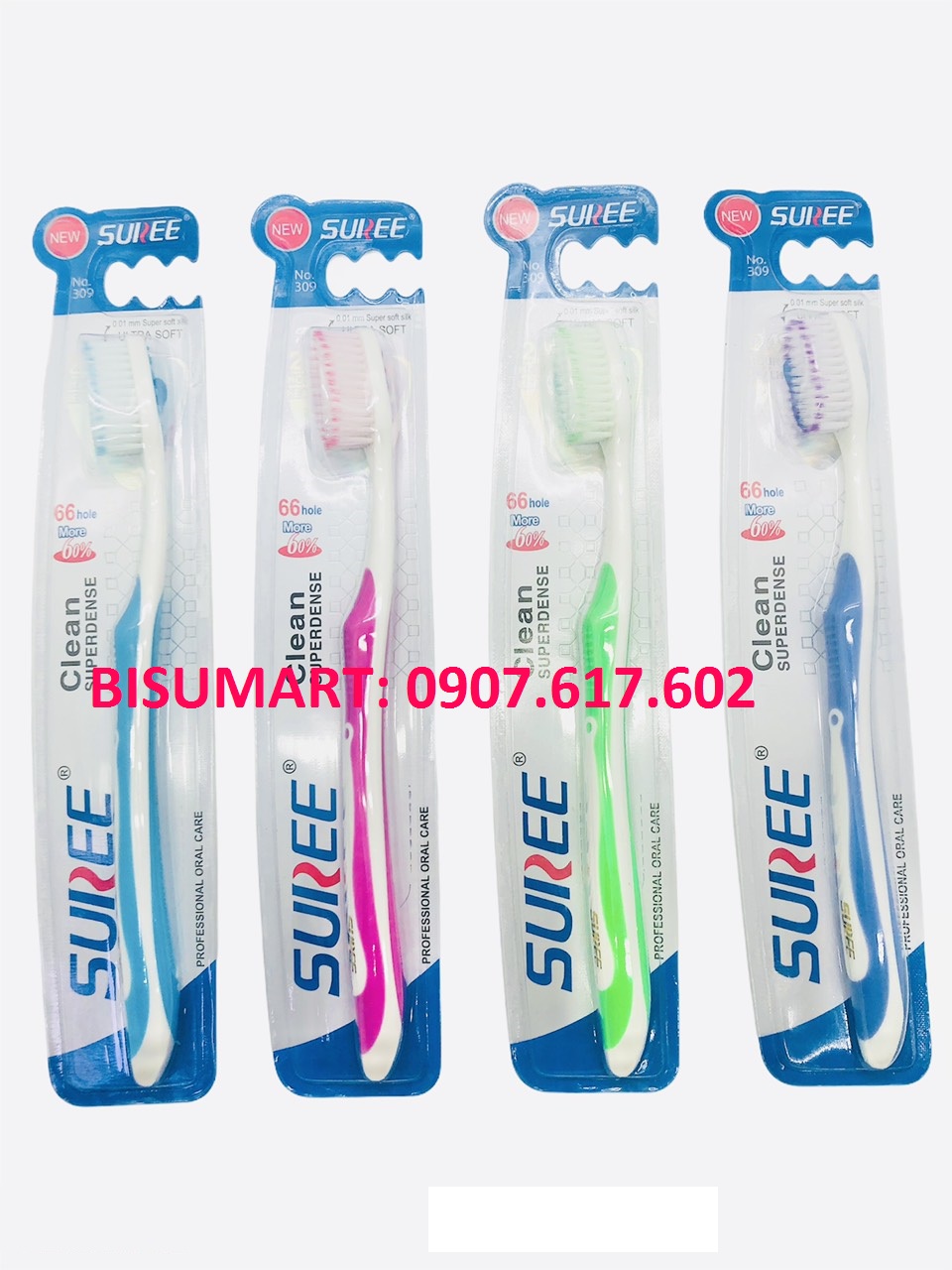 Combo 2 bàn chải đánh răng cao cấp Thái Lan Suree