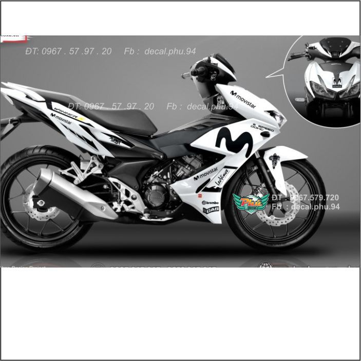 Tem rời Winner X Movistar Trắng đen mới (B)