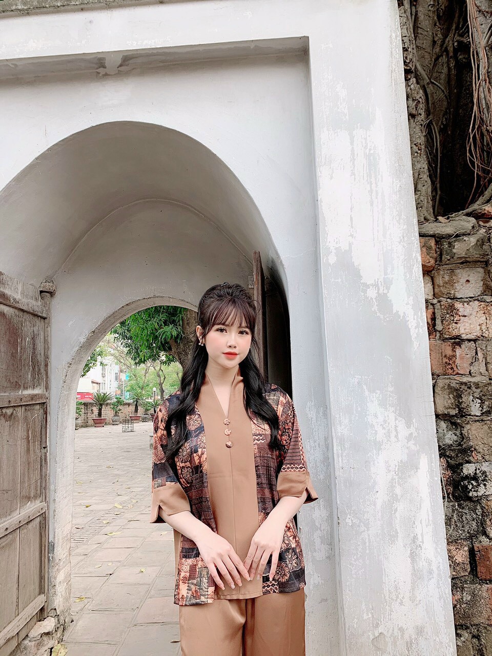 Sét bộ đồ lam đi chùa - mtb