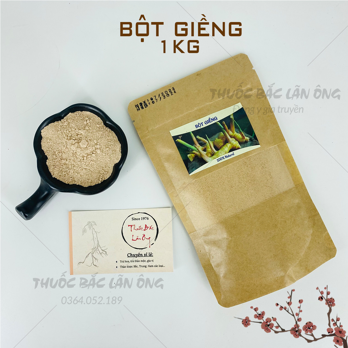 Bột riềng nguyên chất 1kg