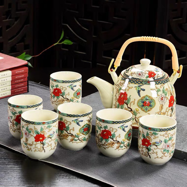 Ấm chén trà tân cổ điển sang trọng ACT52