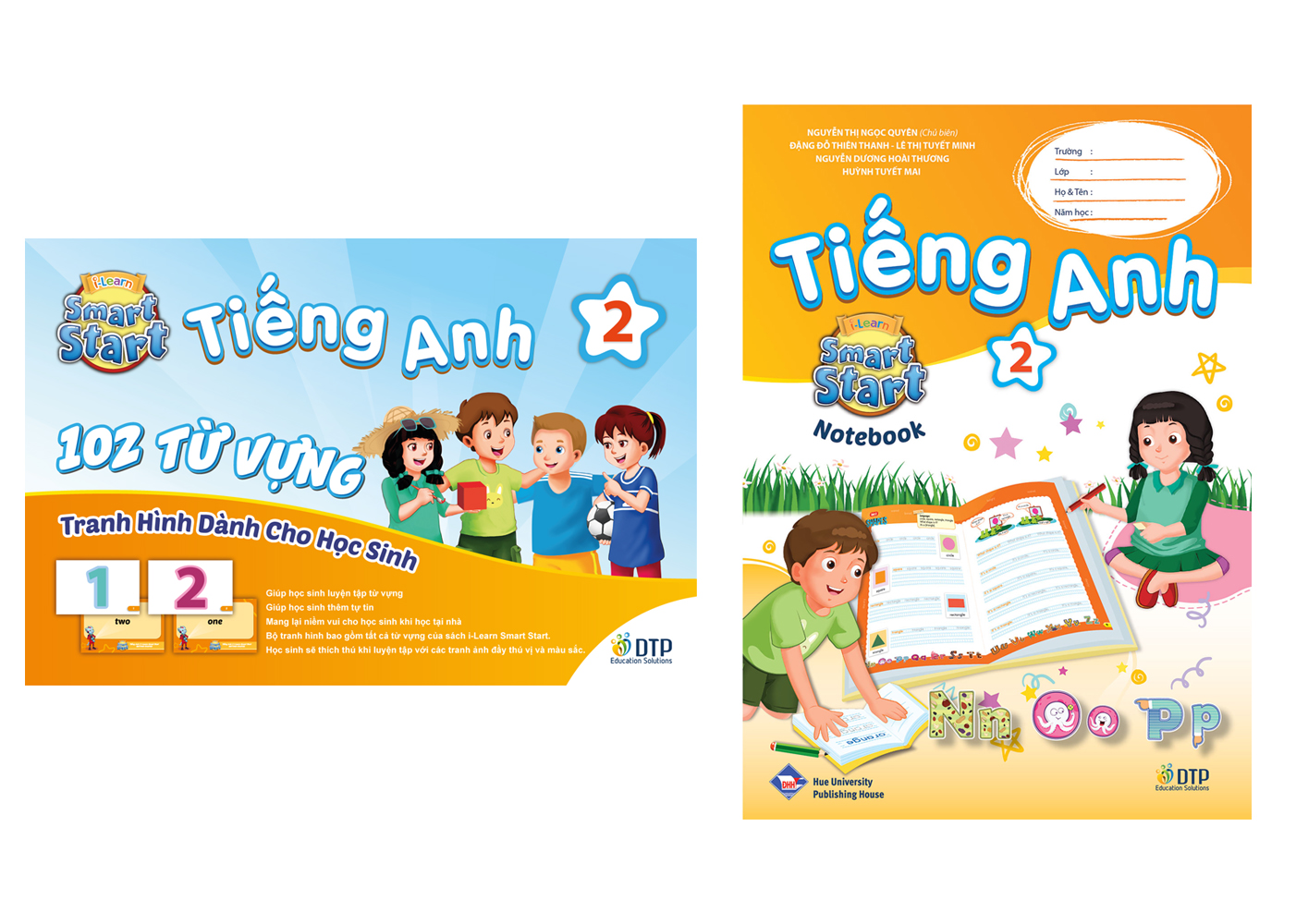 Sách - DTPbooks - Combo Tiếng anh 2 I-learn smart start Student's cards + notebook
