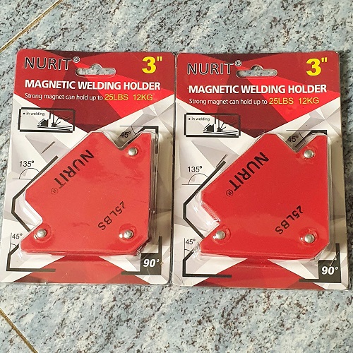 [HCM]Bộ 2 Ê Ke Góc Nam Châm Lực Hít 12 kg Dùng Trong Ngành Cơ Khí