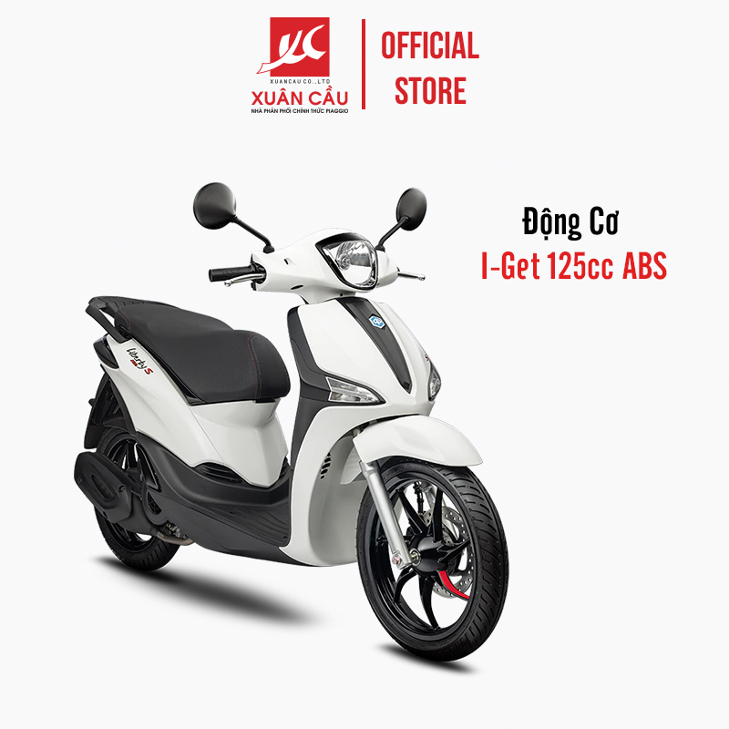 [Trả góp 0%] [Xe máy trả góp 0%]Xe máy Piaggio Liberty S Black Series  ABS 125 iGET -  Mới 100%