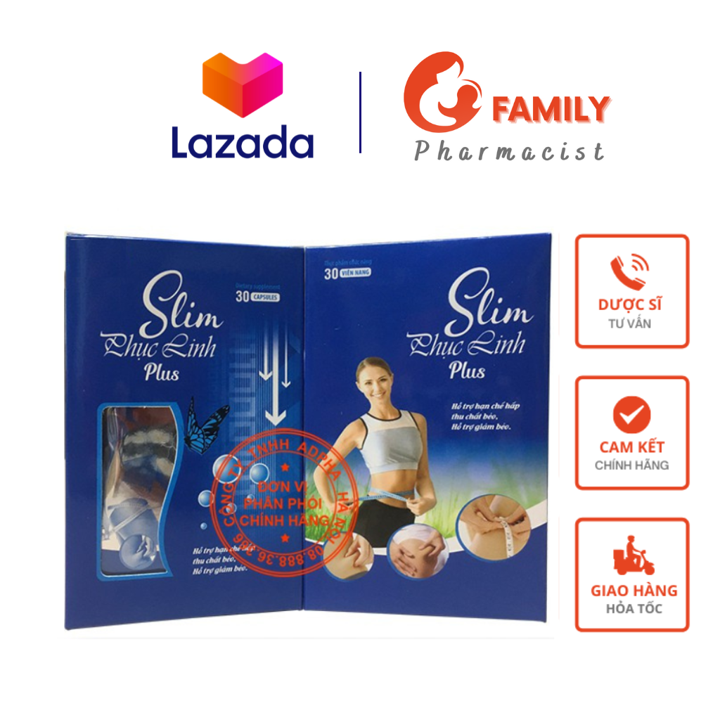 Slim Phục Linh Plus viên nang giảm cân