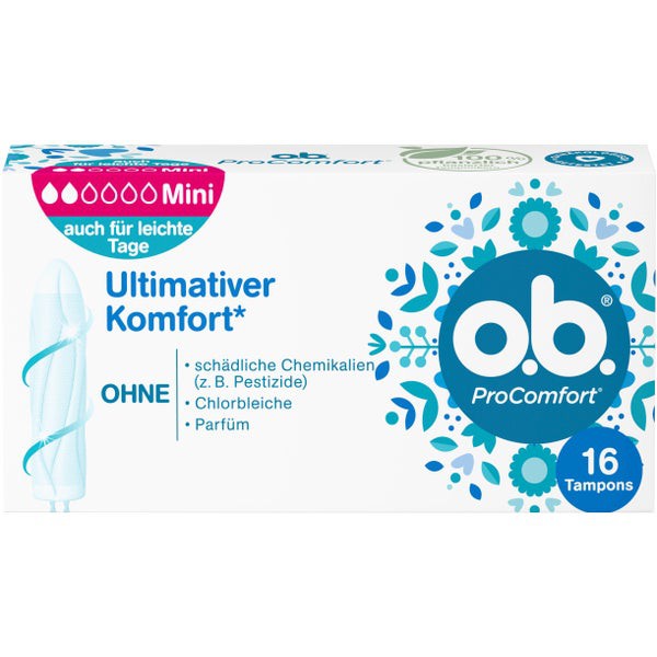 Băng vệ sinh tampon ob mini của đức