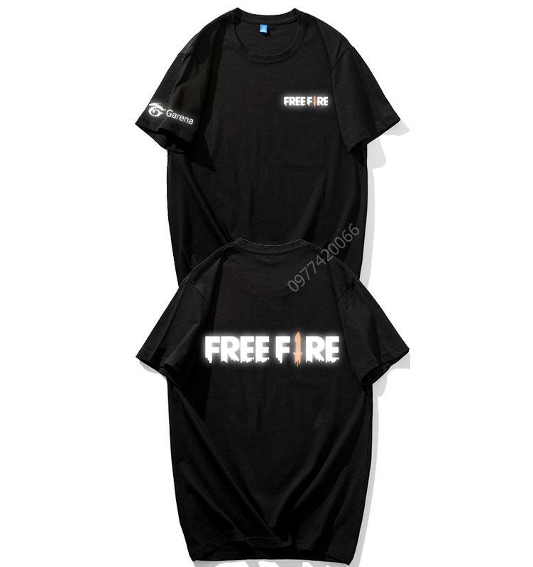 áo game Free Fire, áo thun Free Fire, áo phông phản quang Free Fire