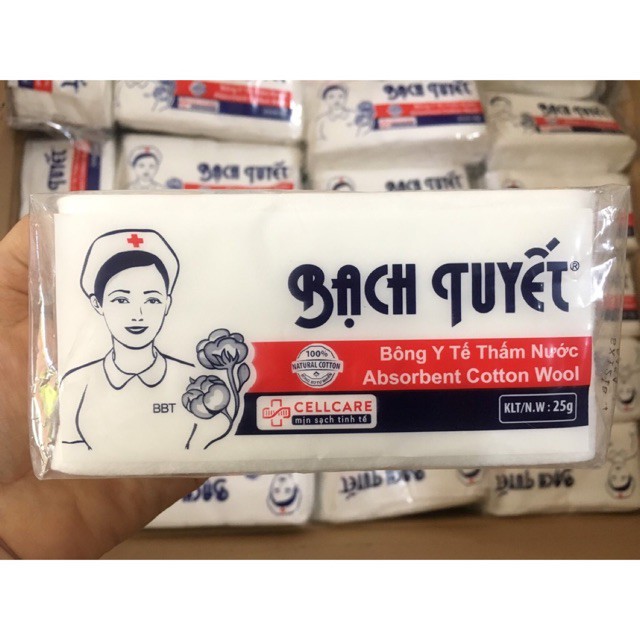 Bông Y Tế Bạch Tuyết 10g, 25g, 45g