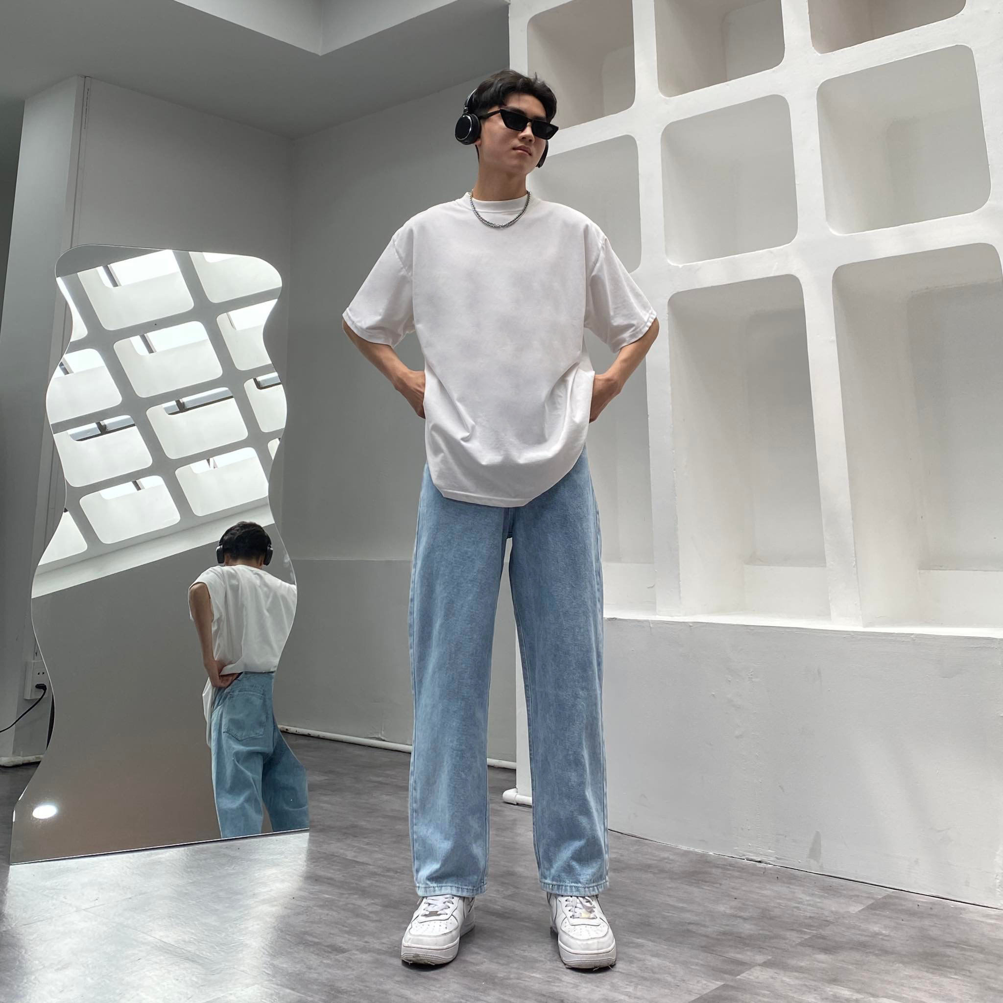 QUẦN FF INDIGO BAGGY JEANS