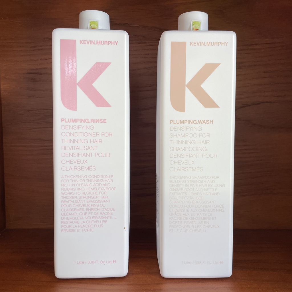 Dầu gội xả cho tóc ít, mỏng, rụng Plumping Kevin.Murphy 1000mlx2