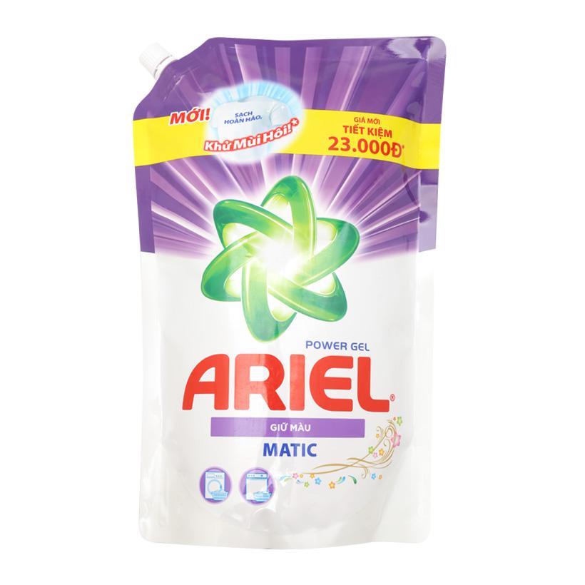 Nước Giặt Ariel túi 2,15kg Giữ màu (Tím)