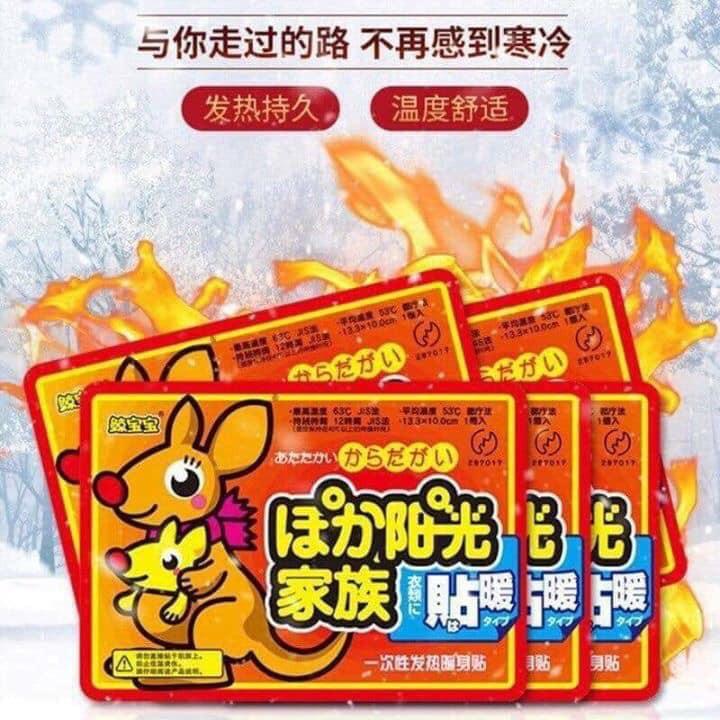 Combo 10 miếng dán giữ nhiệt toàn thân Kanguru