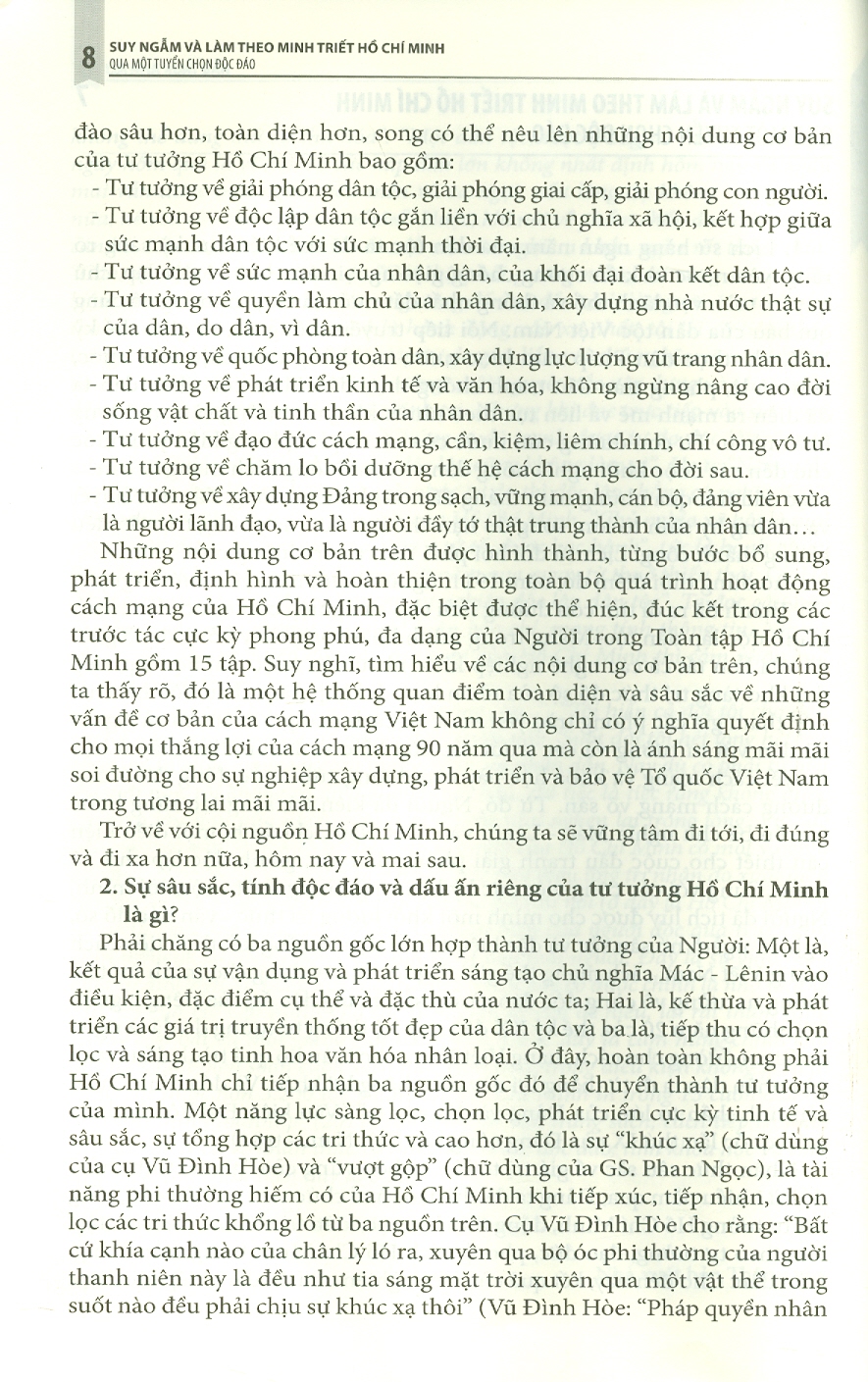 Hồ Chí Minh Danh Ngôn: Tư Tưởng - Đạo Đức (Bìa Cứng)