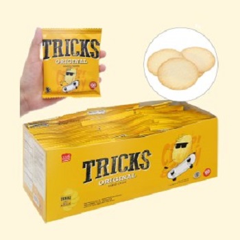 Bánh Khoai Tây Lát Tricks Đủ Vị (Hộp 30 gói x 18gr)