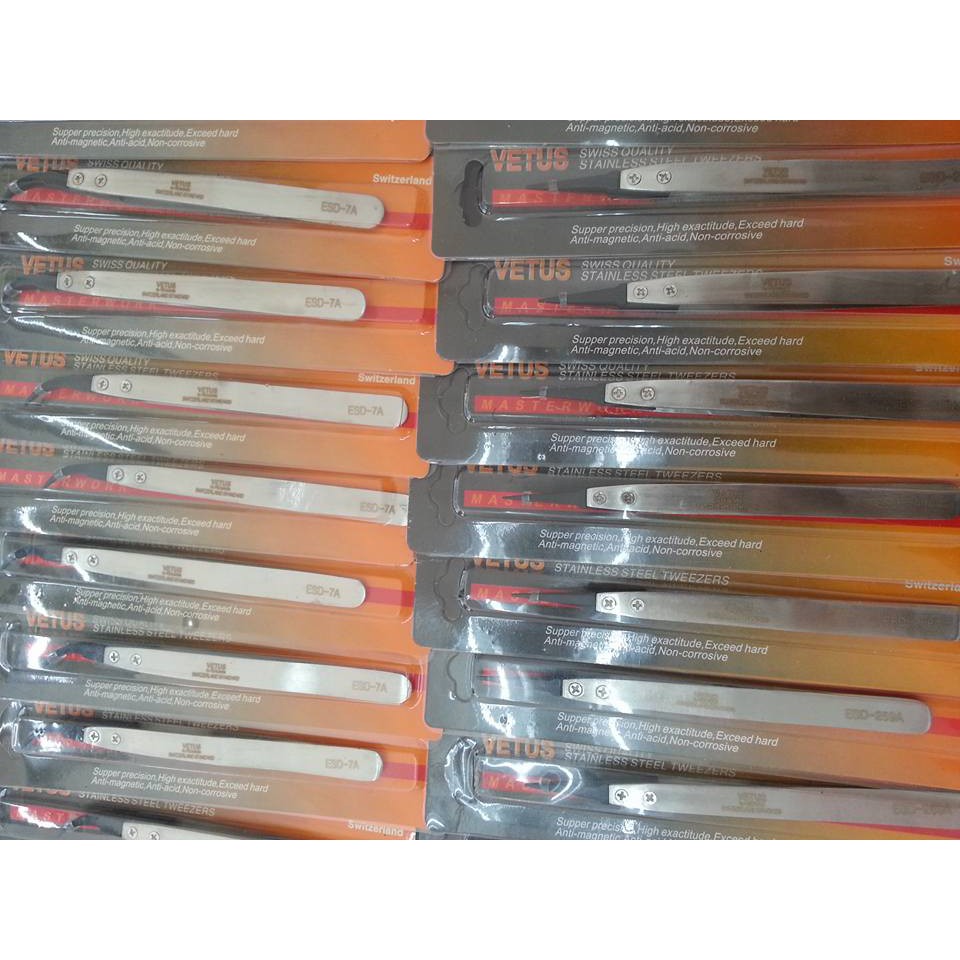 Nhíp thẳng chống tĩnh điện, đầu nhựa