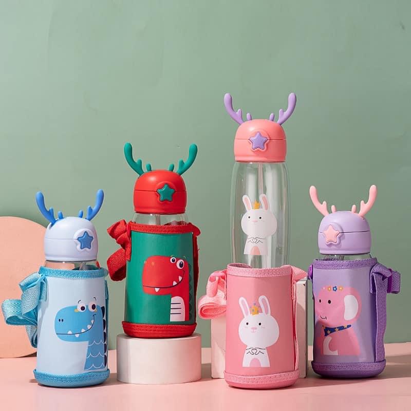 Bình nước có ống hút 700ml