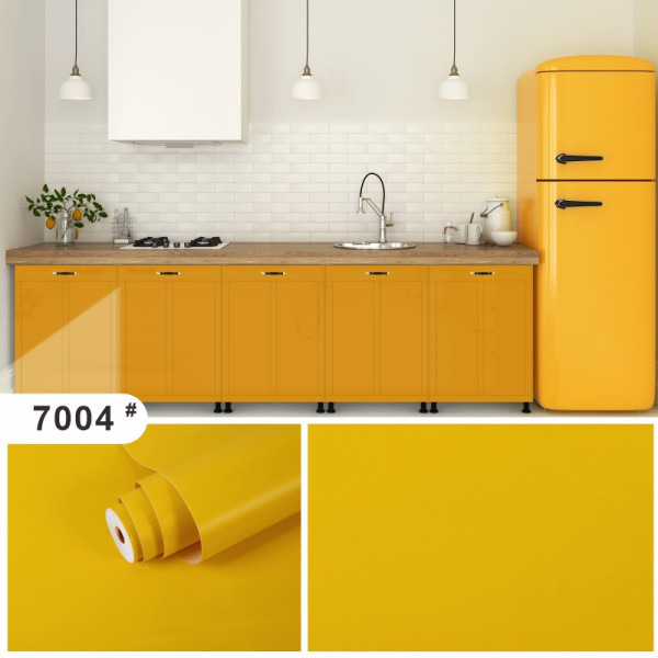 Decal giấy dán tường decor kim vinh một màu sang trọng cuộn 10m khổ rộng 45cm có keo sẵn