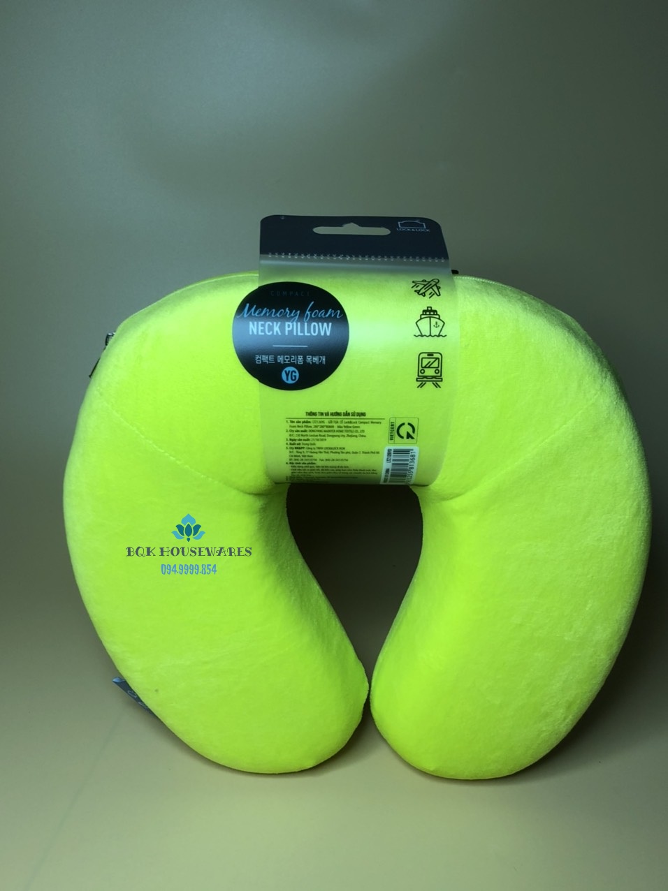 [HCM][ Lock&Lock ] Gối Kê Cổ Lock&Lock Memory Foam Ltz126