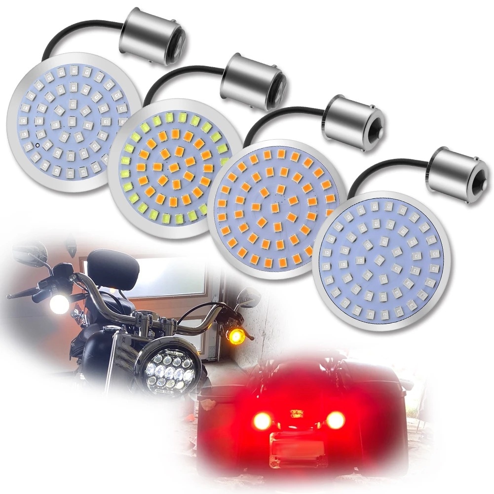 ☁▬◙ Apply to harley-davidson motorcycle LED lights Harley Harley turning signal taillights brake lamp light