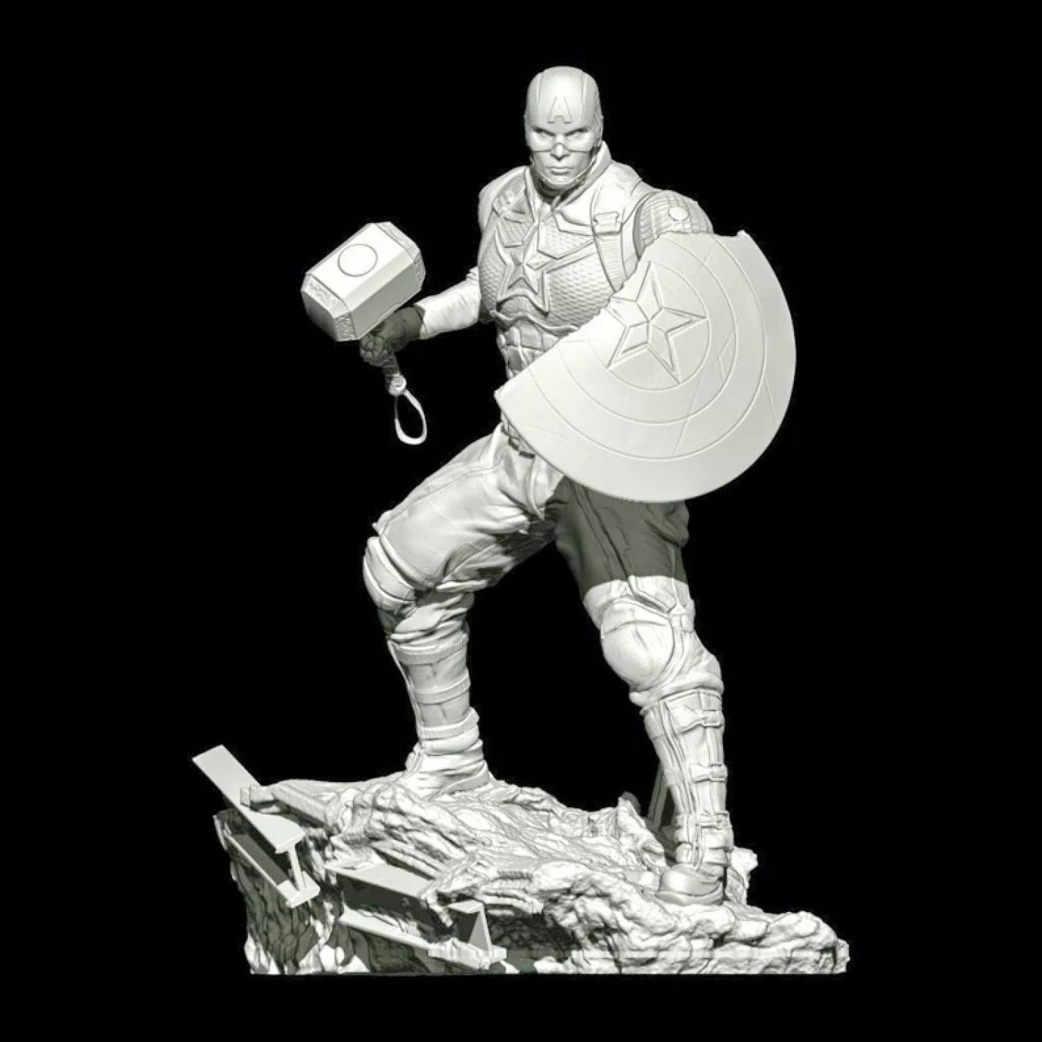File in 3D PopTotem - Captain America