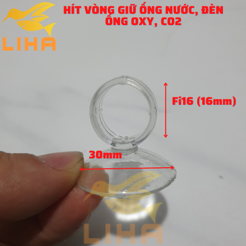 Hít Giữ Đèn, Ống Nước, Oxy, Co2 - Hít Cao Su Giữ Đèn Led Cho Bể Cá