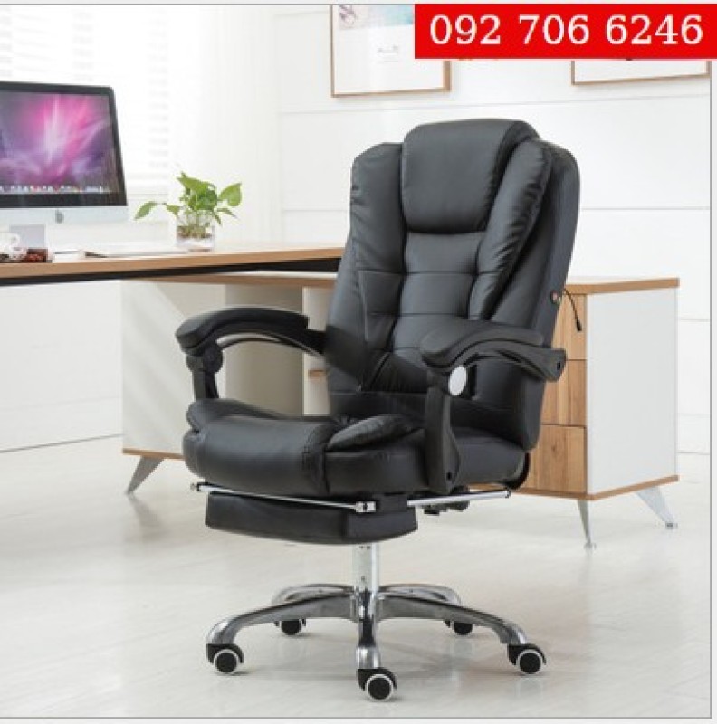 Ghế Giám Đốc, Ghế gaming, Ghế văn phòng cao cấp Có Massage được bọc da Pu có gác chân nằm thư giãn giá rẻ