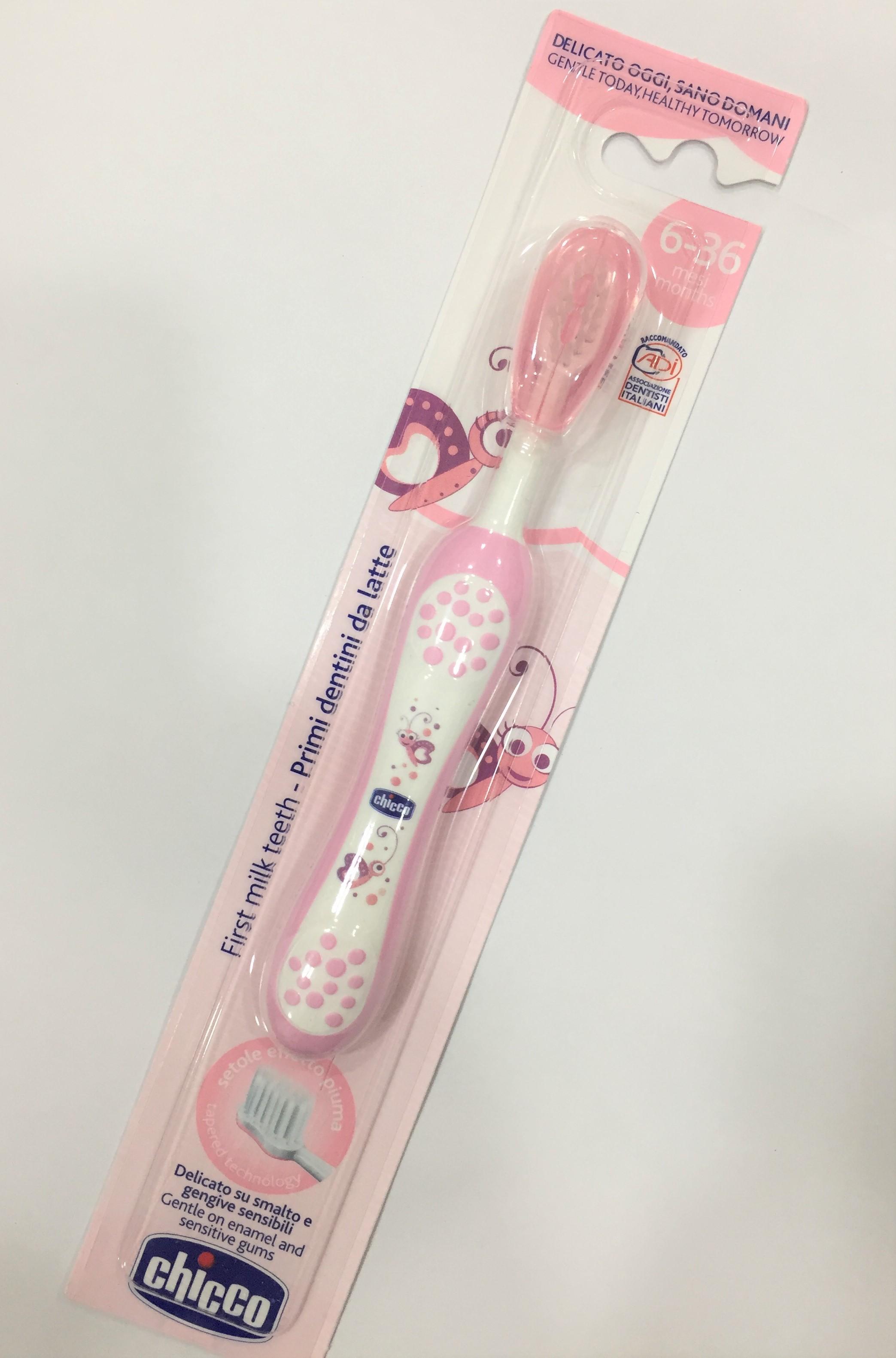 [HCM]Bàn chải đánh răng cho bé Chicco 6M+