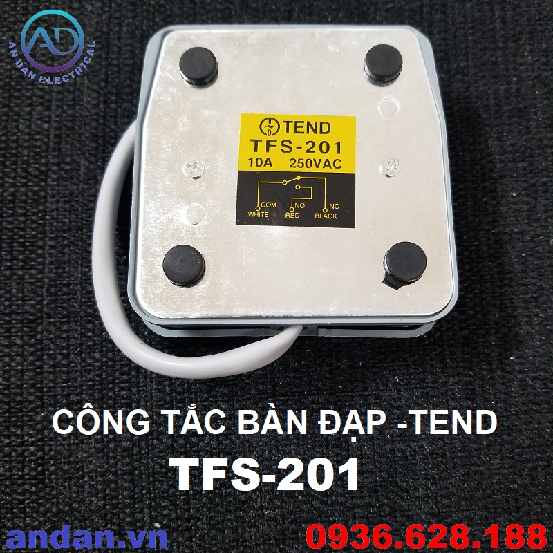 Công tắc bàn đạp chân tfs-201 10a 250vac tfs201, fs-201, fs201 bằng nhựa