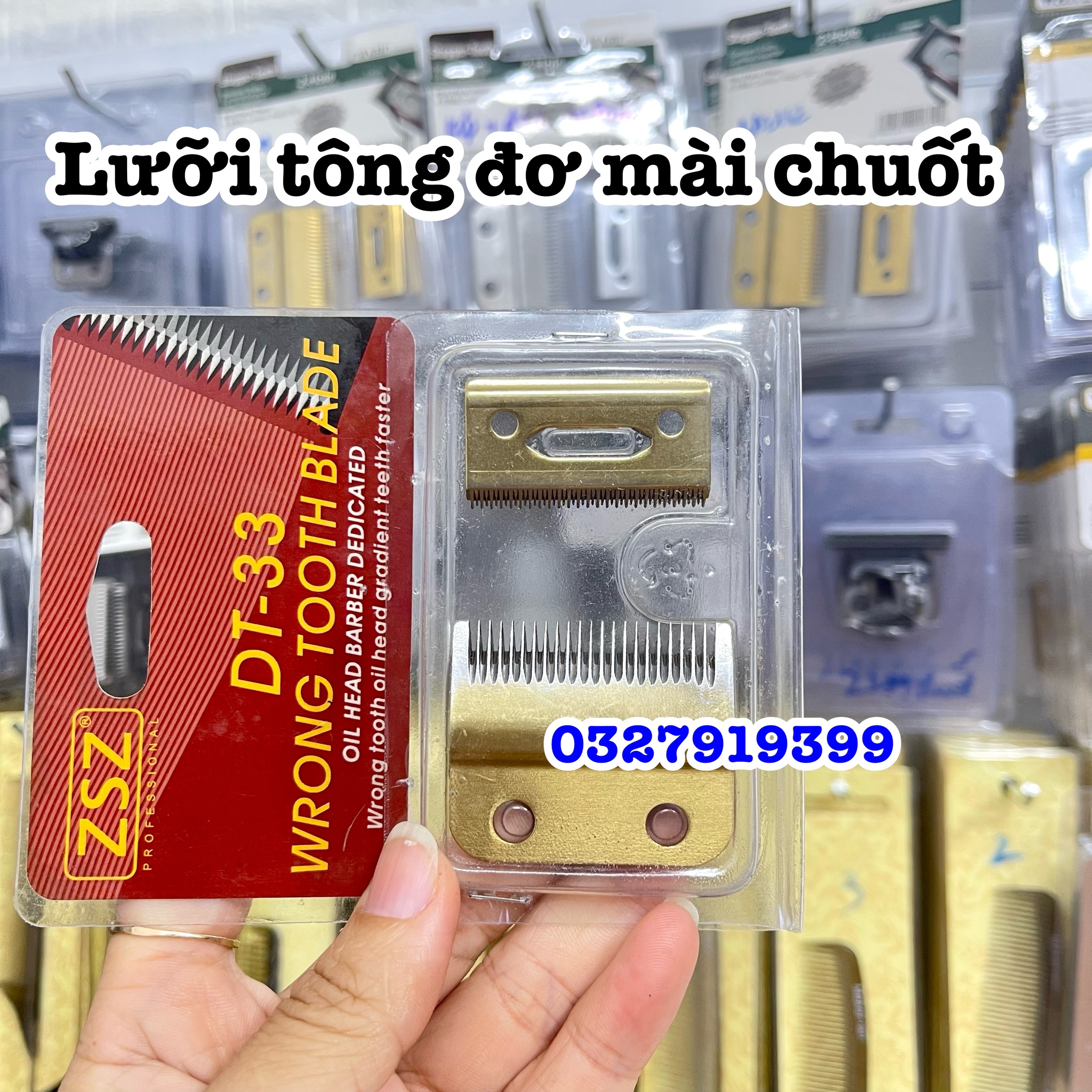 Bộ lưỡi kép thay thế tông đơ DT33