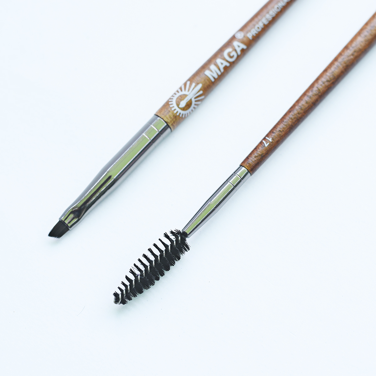 [HCM]Cọ Chân Mày 2 Đầu MAGA ANGLED EYEBROW AND EYELASH BRUSH 17