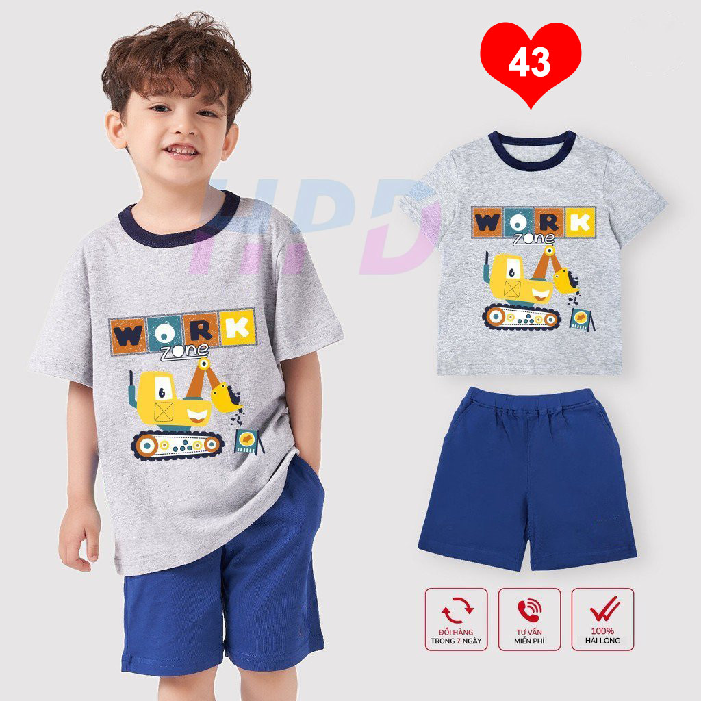 Bộ cotton cho bé mẫu 45 cam