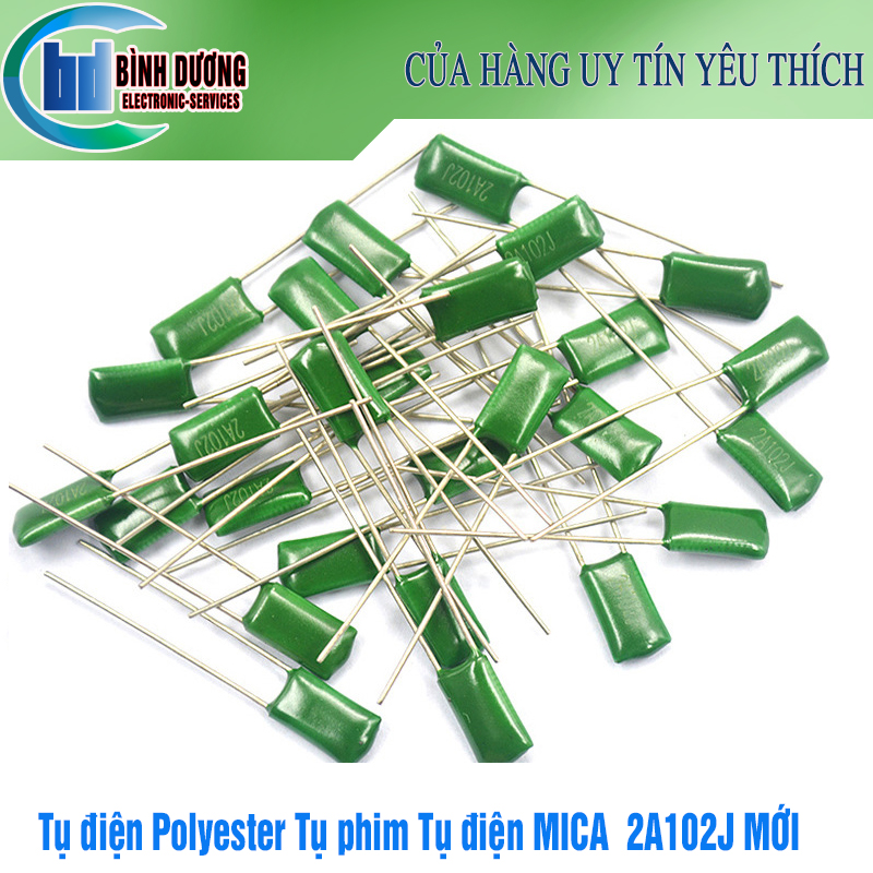 10 chiếc Tụ MICA 2A102J 2A222J (/100V) mới