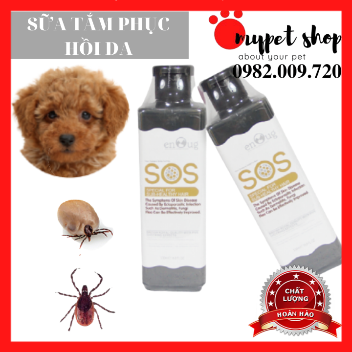 Sữa tắm cho chó SOS-PHỤC HỒI DA-530ml