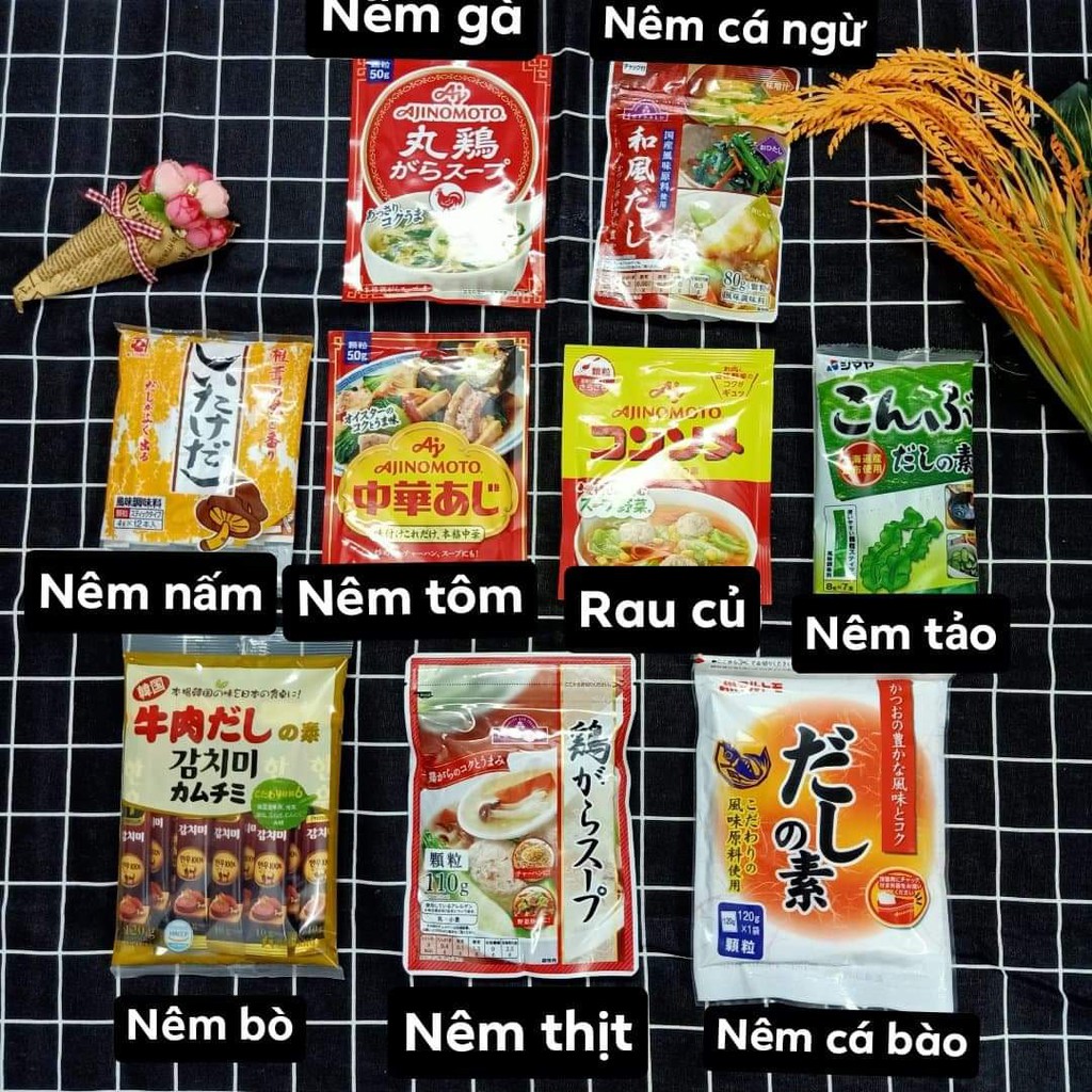 Hạt Nêm [Gia Vị] Ăn Dặm Nhật Cho Bé nêm rau củ