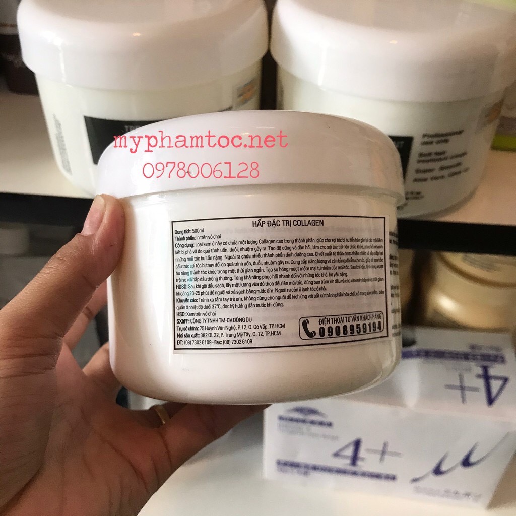 ✅[CHÍNH HÃNG-GIÁ SỈ] KEM Ủ TÓC PHỤC HỒI COLLAGEN KENDALI 500ML