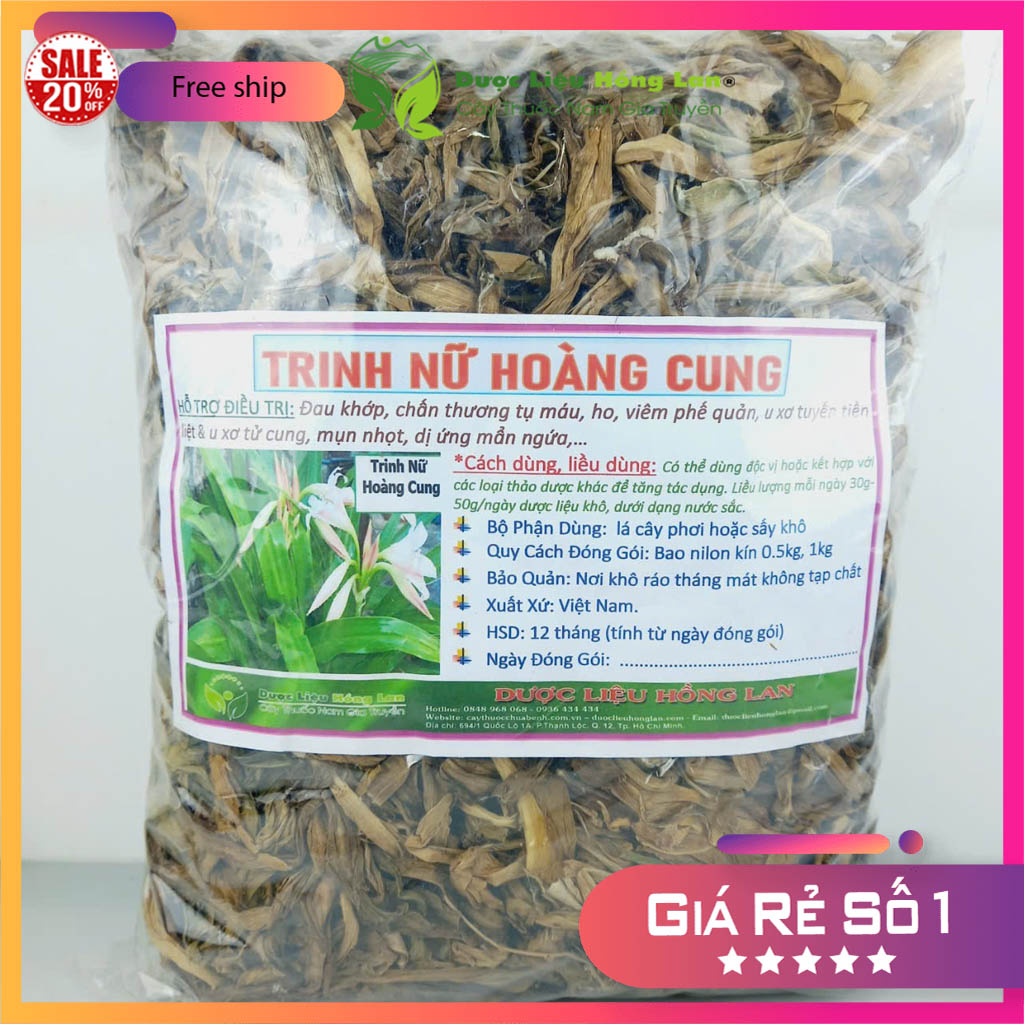[FreeshipMAX] [HCM]Cây Trinh Nữ Hoàng Cung khô 1kg