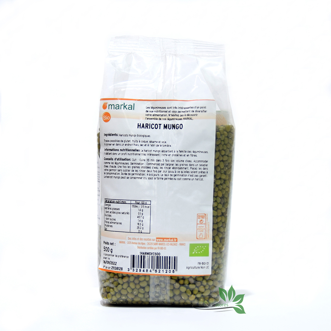 Organic mung bean MARKAL 500g