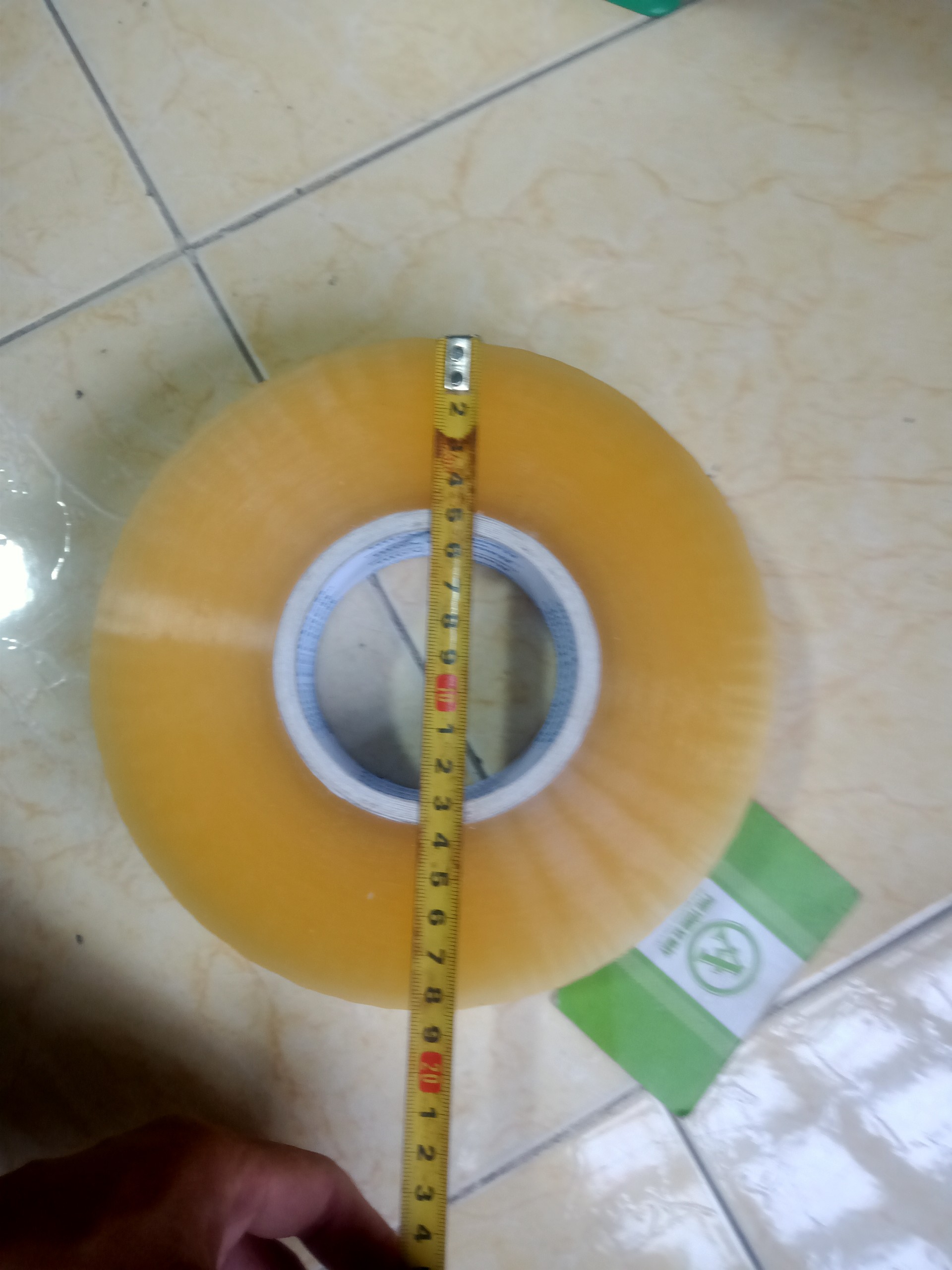 Bán băng dính cuộn to 1kg lõi mỏng