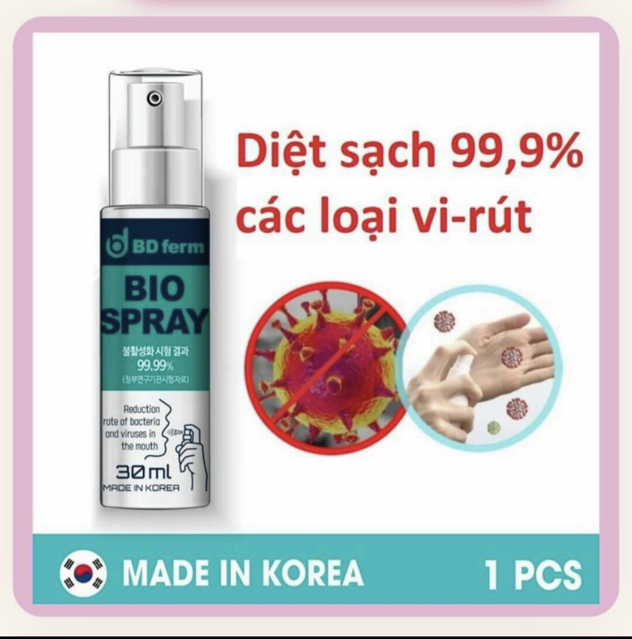 [chính hãng thanh lý] Xịt họng kháng khuẩn Bio Spray Korea