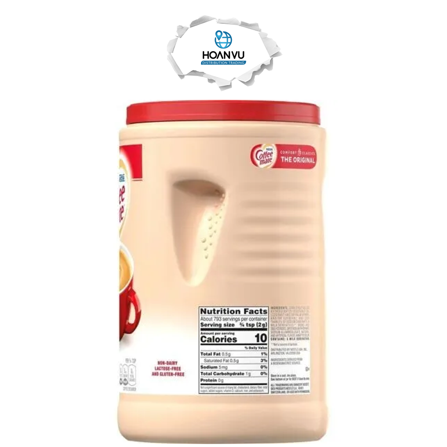 Bột kem pha cà phê Nestle Coffee Mate hộp 1.5kg nhập khẩu Mỹ